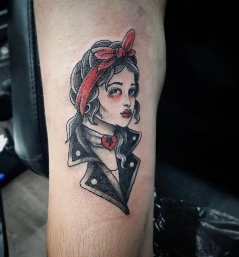 Explore cute dog tattoos ideas, creative tattoo ideas in Lawrence Township, available at Tattoo Asylum III