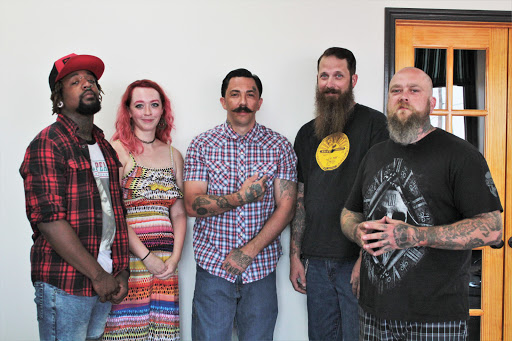 Explore lung cancer ribbon tattoo ideas, creative tattoo ideas in Alton, available at Grand Piasa Body Art