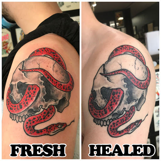 Explore sacred geometry tattoo ideas, creative tattoo ideas in Libertyville, available at Lucky Seven Tattoo