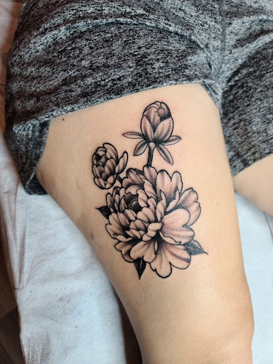 Explore deer tattoo ideas, creative tattoo ideas in Clarkston, available at Rogue Tattoo