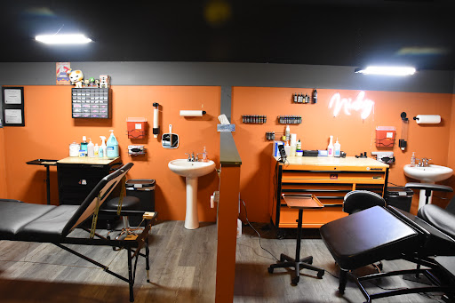 Explore nautical star tattoo ideas, creative tattoo ideas in Manchester, available at Two Tigers Tattoo