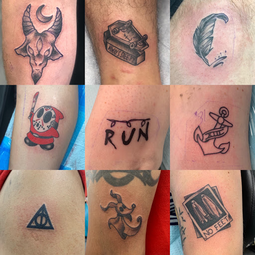 Explore infinity symbol tattoo ideas, creative tattoo ideas in Lockport, available at Archer Ink Tattoo