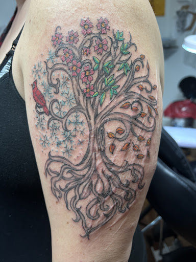 Explore margarita tattoo ideas, creative tattoo ideas in East Providence, available at Shrine Tattoo Studio