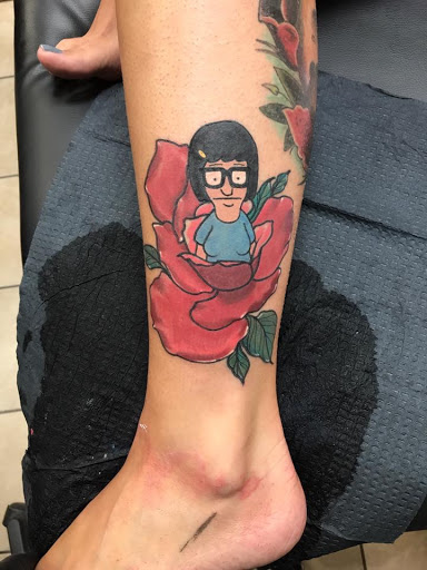 Explore vertical tattoo ideas, creative tattoo ideas in Goose Creek, available at Red Kirin Tattoo