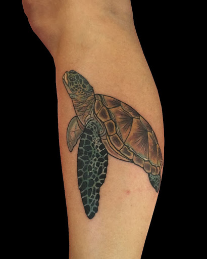 Explore mirrored tattoo ideas, creative tattoo ideas in Lahaina, available at Sweet Trade Tattoo