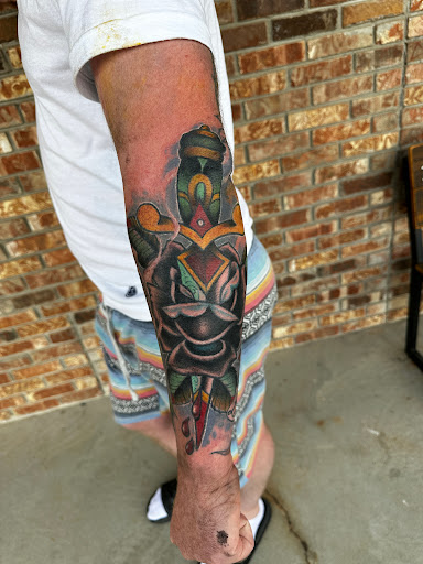 Explore ghostbusters tattoo ideas, creative tattoo ideas in Talbott, available at Alpha Tattoo co.