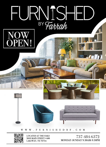 Furniture Store «Furnished by Farrah», reviews and photos, 2009 Main Street #400, Lakeway, TX 78734, USA
