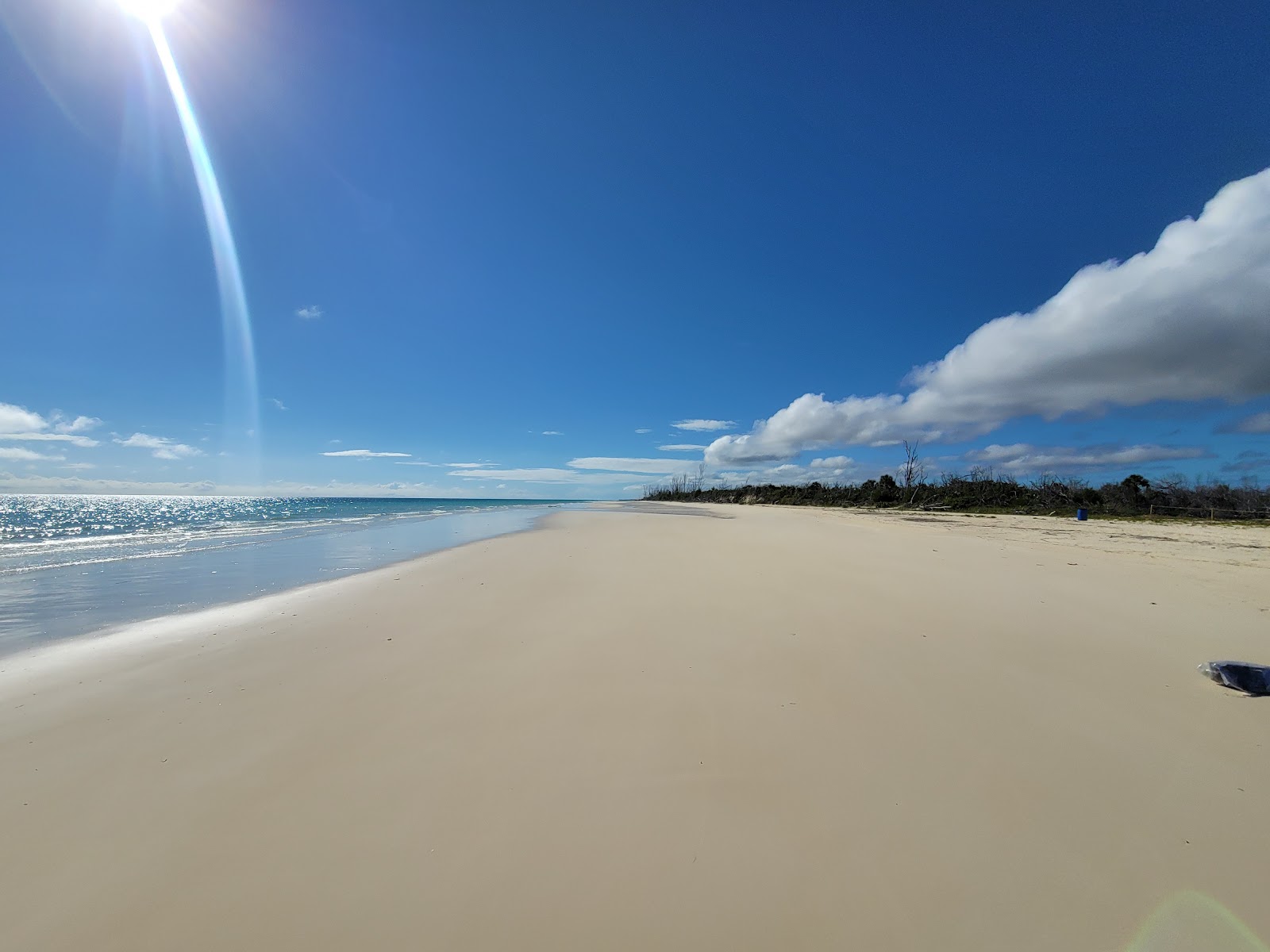 Foto van Gold Rock beach met turquoise puur water oppervlakte