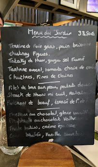 Le Jardin à Deauville menu