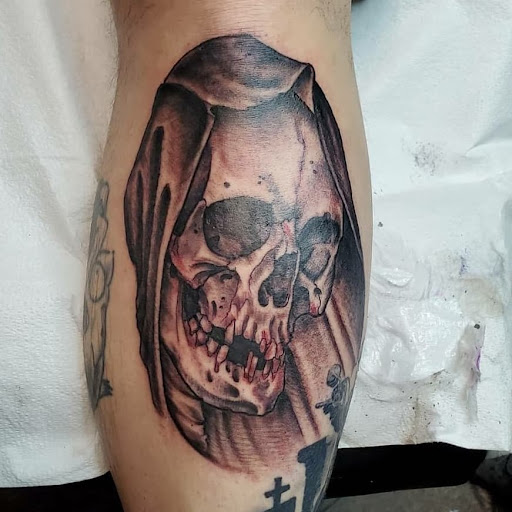Explore men's back tattoos ideas, creative tattoo ideas in Lagrangeville, available at Black Cherry Tattoo Studio NY