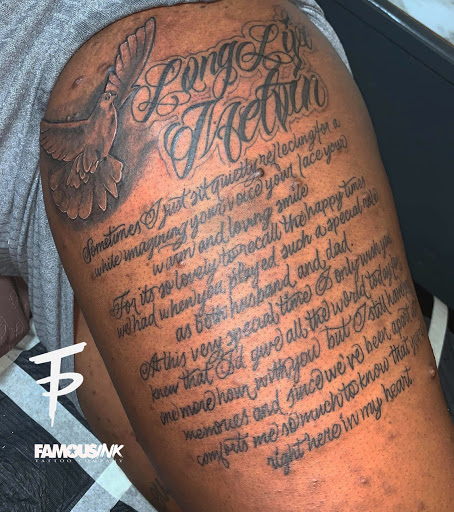 Explore matching tattoo ideas for friends, creative tattoo ideas in Hammond, available at Famous Ink, Inc.