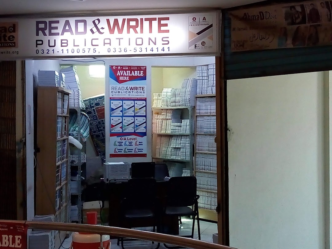 Read & Write Publication Sale Point Karachi