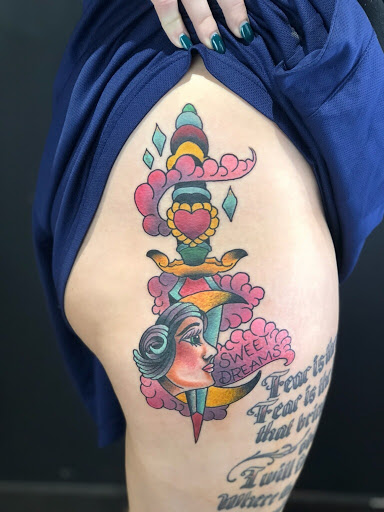 Explore spine tattoo ideas female, creative tattoo ideas in Powell, available at Hummingbird Tattoo Studio