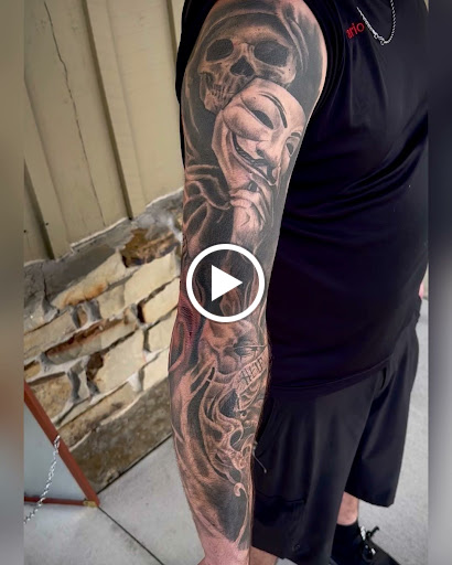 Explore abstract tattoo ideas for women, creative tattoo ideas in Nashville, available at RedBird Tattoo