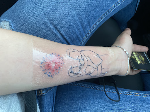 Explore mickey mouse tattoo ideas, creative tattoo ideas in Coachella, available at Ink Devotion Tattoo & Body Piercings