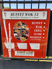 Menu du Buffet Wok 13 à Cabriès