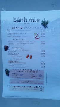 Menu / carte de Bánh Mìe à Nantes