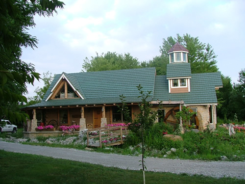 Log home builder Dayton