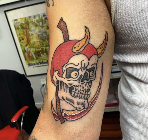 Explore ocean wave tattoo ideas, creative tattoo ideas in Baltimore, available at Rippd Canvas Tattoo Shop Artists Social Club