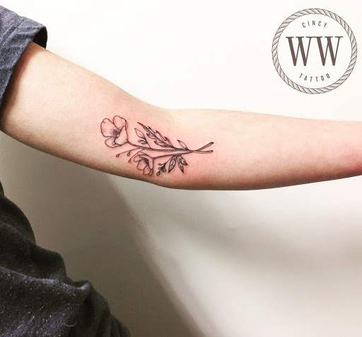 Explore peace tattoo ideas, creative tattoo ideas in Cincinnati, available at White Whale