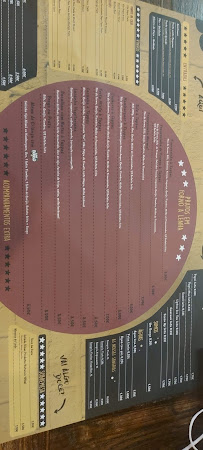 Restaurant portugais Tappas Caffé Madalena à Vila Nova de Gaia (le menu)