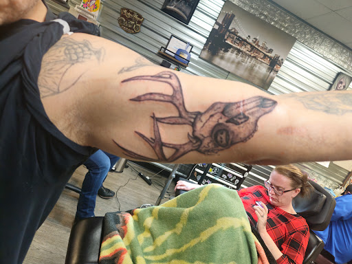 Explore cheek tattoo ideas, creative tattoo ideas in Spokane, available at Platinum Rose Tattoo Studio