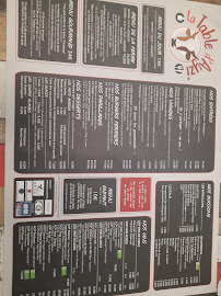 La Table d'Ayzi à Argelès-Gazost menu