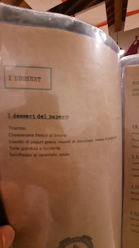Il Paperonero Pizza-Bistrot à Colà menu