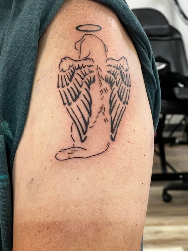 Explore simple space tattoo ideas, creative tattoo ideas in Ocoee, available at Fine Ink Studios Tattoos