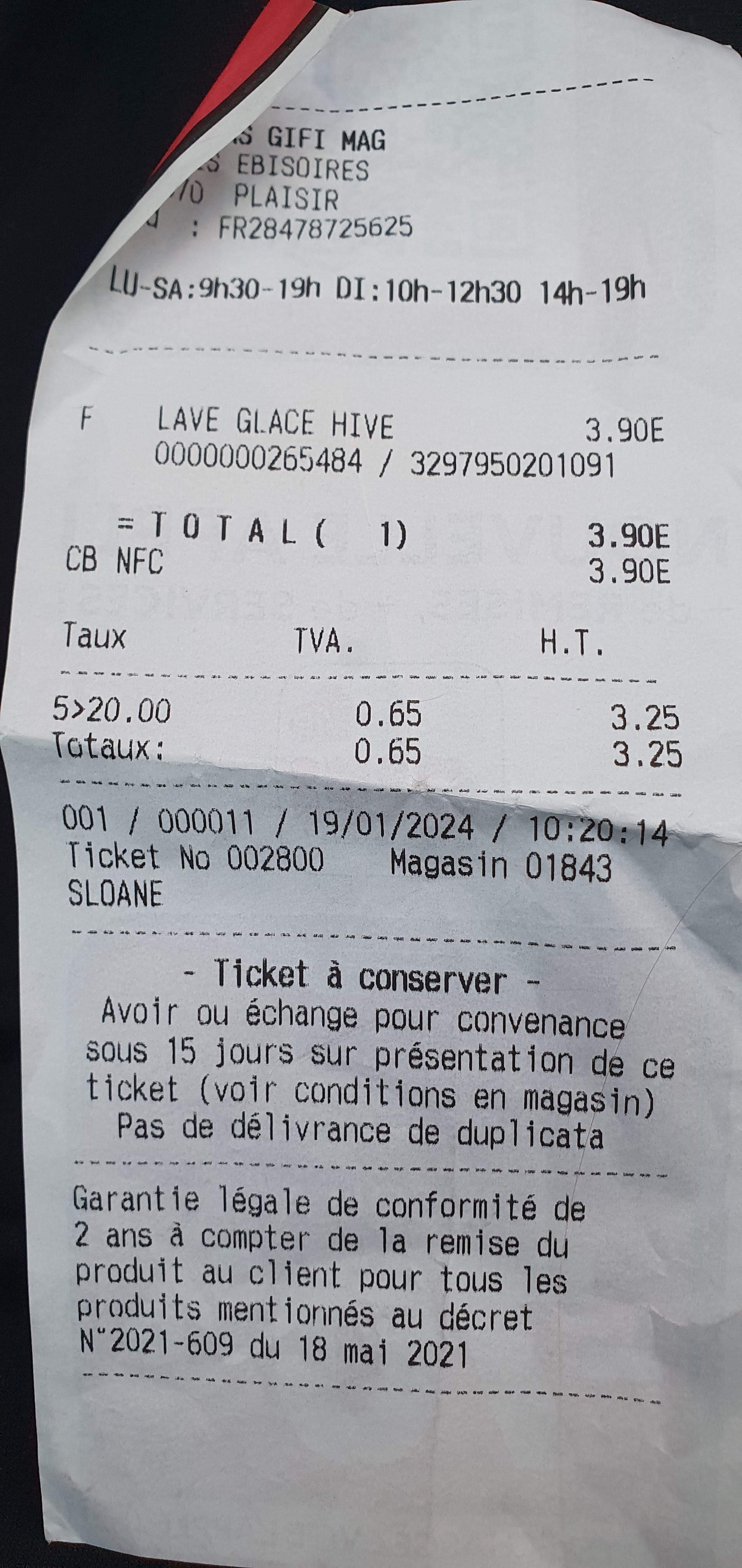 Photo n° 1 de l'avis de Ghi.o fait le 19/01/2024 à 15:37