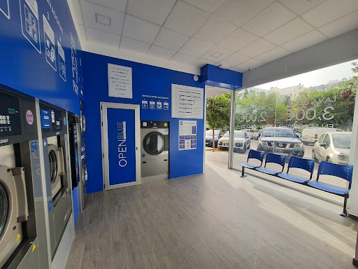 Lavandería autoservicio openblue 24h Valencia