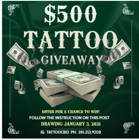 Explore tattoo add ons ideas, creative tattoo ideas in Houston, available at 333 Tattoo Studio HTX