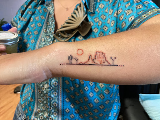 Explore hunting tattoo sleeve ideas, creative tattoo ideas in Cottonwood, available at AwakenInk Body Arts