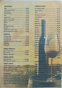 Carte du Restaurante Uma Espécie De Tasco à Espinho