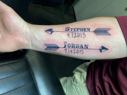Explore half leg sleeve tattoo ideas, creative tattoo ideas in Meridian, available at Creative Pain Tattoo Studio