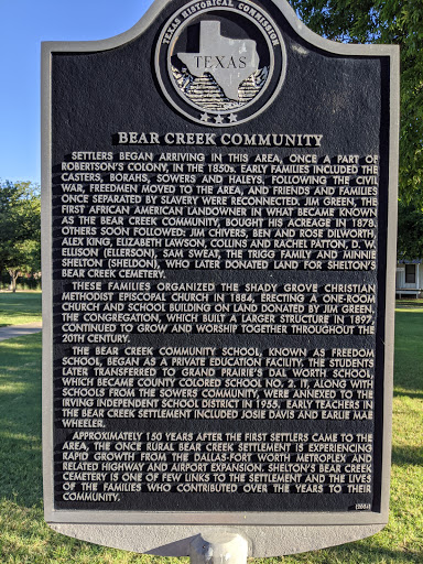 Heritage Museum «Jackie Townsell Bear Creek Heritage Museum», reviews and photos, 3925 Jackson St, Irving, TX 75061, USA