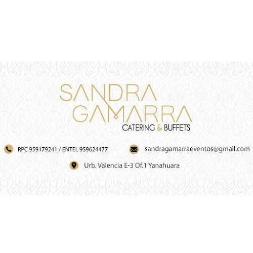 Horarios de Sandra Gamarra Catering y Buffets
