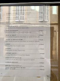 Menu / carte de Le Saf à Aix-en-Provence
