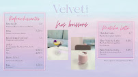 Menu / carte de Velvet Corner à Réau