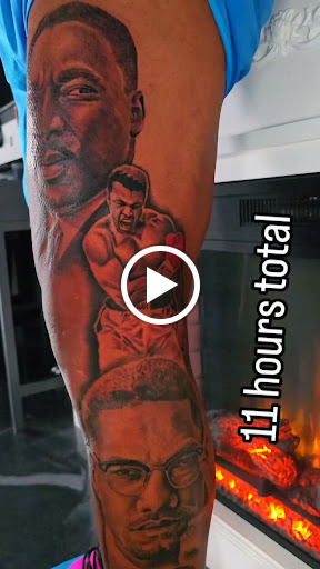 Explore tribal cross tattoo ideas, creative tattoo ideas in Zephyrhills, available at MAIN STREET INK TATTOOS