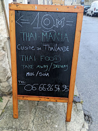 Restaurant thaï Thaï mania à emporter à Maubec - menu / carte