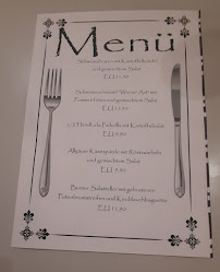 Menu / carte de Gasthaus Drei Rosen à Dachau