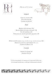 Restaurant RistoCatering à Civitavecchia (la carte)
