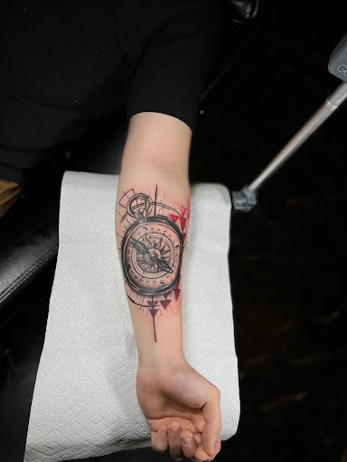 Explore fill in tattoo sleeve ideas, creative tattoo ideas in Milwaukee, available at Planet Artz Tattoo Studio