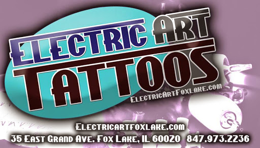 Tattoo Shop «Electric Art Tattoos», reviews and photos, 35 E Grand Ave # A, Fox Lake, IL 60020, USA