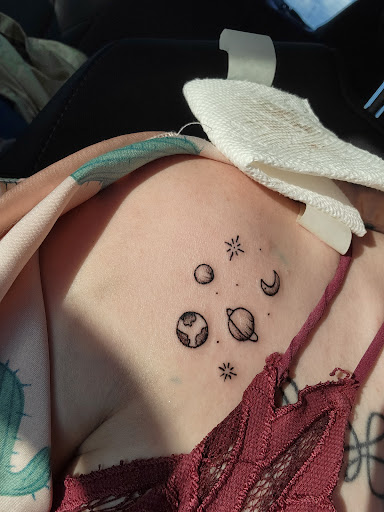 Explore musical tattoo ideas, creative tattoo ideas in Pigeon Forge, available at Black Orchid Tattoo Studio