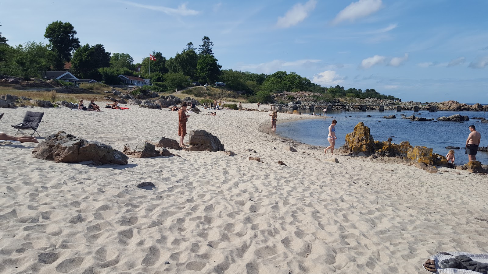 Foto de Sandkas Strand - lugar popular entre os apreciadores de relaxamento