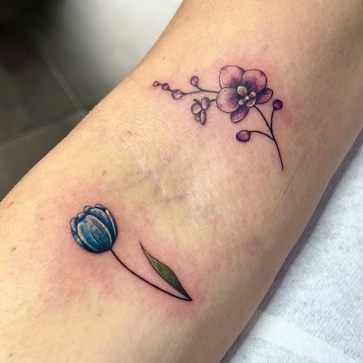 Explore eiffel tower tattoo ideas, creative tattoo ideas in Deerfield Beach, available at Black Rose Tattoo Studio