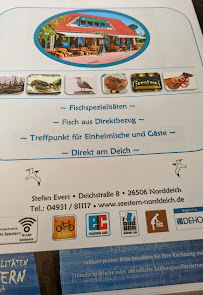 Seestern à Norden menu