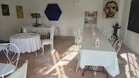 Atmosphère du Restaurant LA TABLE FLEURIE des jardins Charlemagne à Saint-Martin-sur-Ocre - n°4